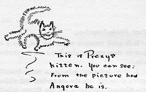 Prexy's Kitten from 'Daddy-Long-Legs' by Jean Webster